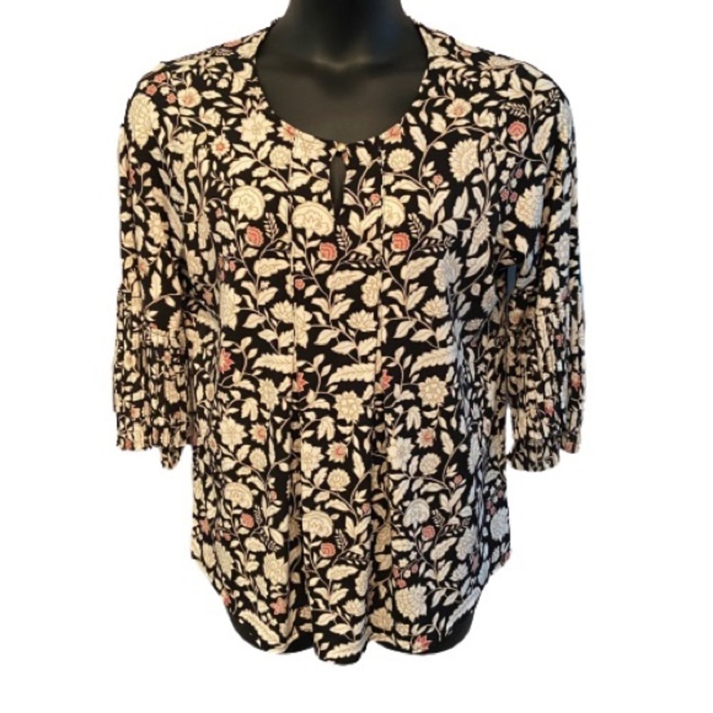 Charter club floral blouse